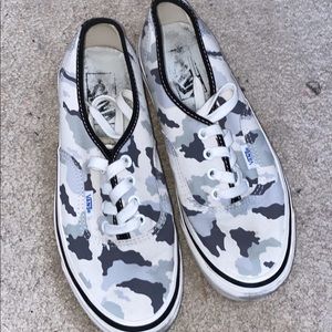 Vans Gray/White Camo